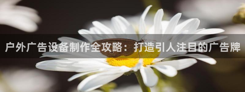 杏宇平台代理怎么样可靠吗：户外广告设备制作全攻略：打造引人注目的广告牌
