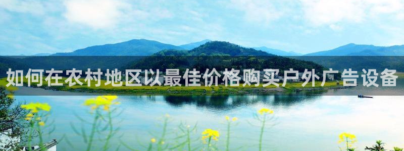 杏宇平台主管：如何在农村地区以最佳价格购买户外广告设备
