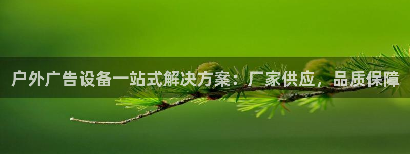 杏宇平台注册登录：户外广告设备一站式解决方案：厂家供应，品质保障