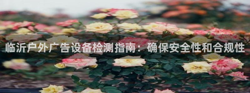 杏宇平台开户：临沂户外广告设备检测指南：