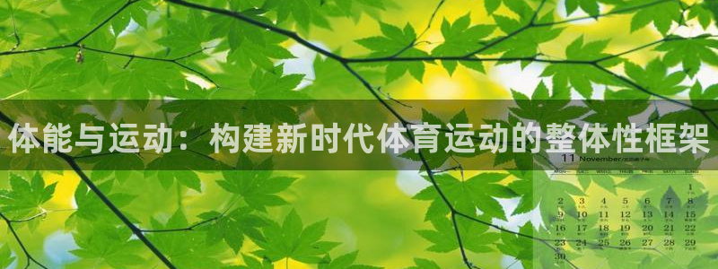 k1体育入口：体能与运动：构建新时代体育运动的整体性框架