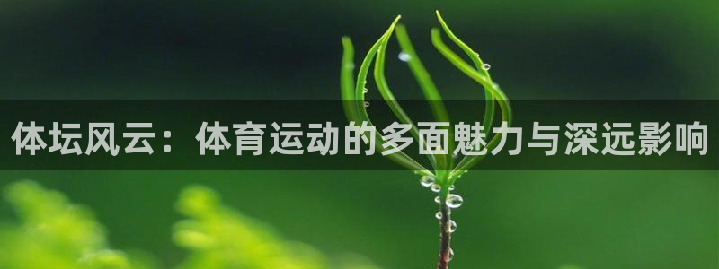 k1体育app官网登录入口：体坛风云：体育运动的多面魅力与深远影响