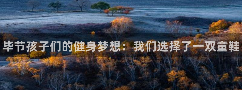 k1体育app下载链接：毕节孩子们的健身梦想：我们选择了一双童鞋