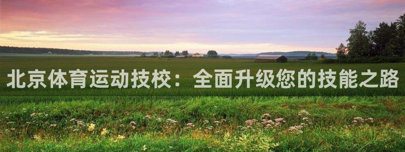 k1体育app下载：北京体育运动技校：全面升级您的技能之路