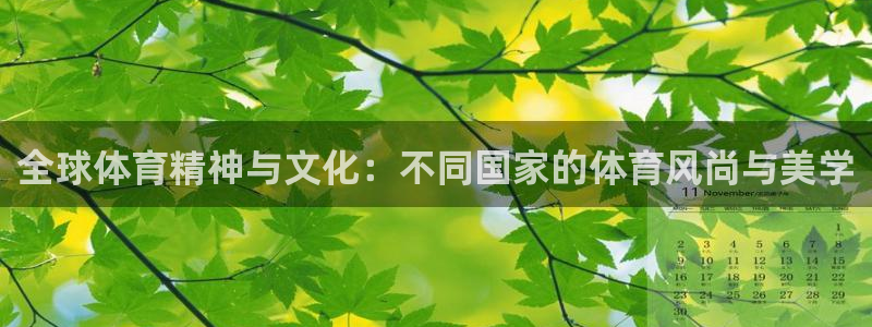 k1体育平台最新网站下载：全球体育精神与文化：不同国家的体育风尚与美学