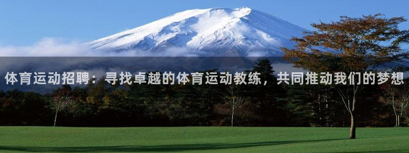 k1体育app下载链接：体育运动招聘：寻找卓越的体育运动教练，共同推动我们的梦想